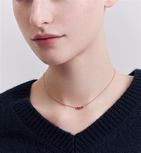 dior mimirose necklace